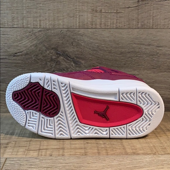Jordan 4 Retro (TD) True Berry / Rush Pink - White - Picture 5 of 5
